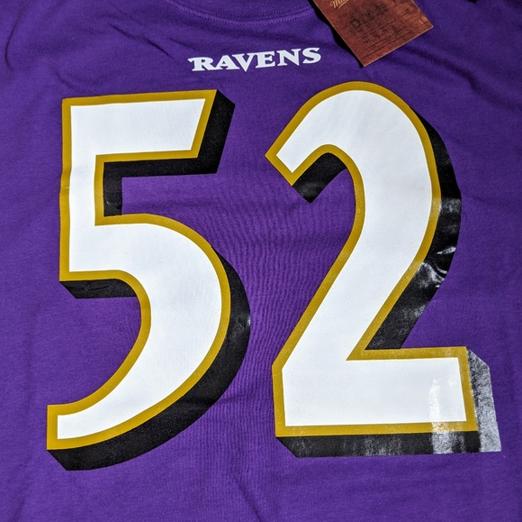 NWT Mitchell and Ness Ray Lewis T-Shirt Ravens - Picture 4 of 7